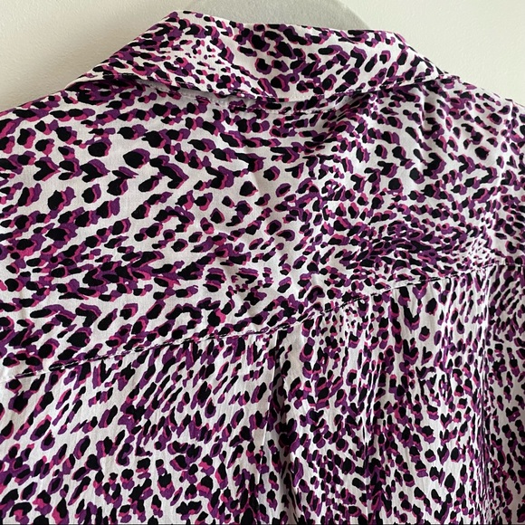 Foxcroft Printed Button Down Shirt - Picture 8 of 10